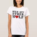 Recherche de mon autre moitié tshirts Humour