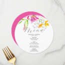 Recherche de floral menu mariage menus Tendance