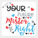 Recherche de futur mariage autocollants Simple