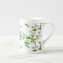Recherche de modèle floral tasses Élégant
