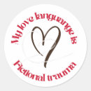 Recherche de langage autocollants Langage de l'amour