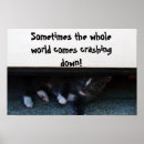 Recherche de tristesse posters Chat