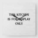 Recherche de humour de cuisine horloges Humoristique