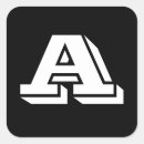 Recherche de lettres majuscules autocollants Pour tous