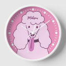 Suche nach poodle wanduhren Niedlich
