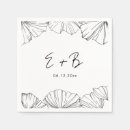 Recherche de feuille de ginkgo serviettes Moderne