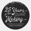 Recherche de anniversaire 25 cartes invitations Rétro