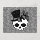 Recherche de goth cartes postales Crâne