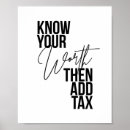 Suche nach steuern poster Minimalistisch