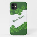 Recherche de trèfle chanceux iphone coques L'irlande