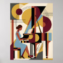 Recherche de vintage jazz posters Piano