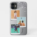 Recherche de photo argentée iphone coques Monogramme
