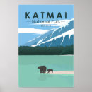 Suche nach braunbären poster Katmai nationalpark