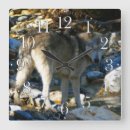 Suche nach grauwolf poster wanduhren Tierfreunde