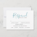 Recherche de rsvp turquoise Minimaliste