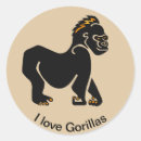 Suche nach gorillas aufkleber Afrika