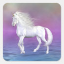 Recherche de licorne blanche autocollants Mystique