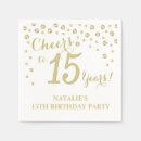 Recherche de 15 ans serviettes 15e anniversaire