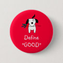 Recherche de animaux humoristiques badges Chien