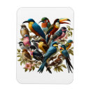 Recherche de oiseau exotique magnets Nature
