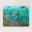 Recherche de sea turtles puzzles Tropical