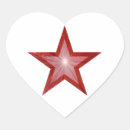 Recherche de coeur rouge autocollants Étoile