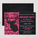 Recherche de camo rose invitations Fille