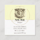 Recherche de statue cartes visite Vintage