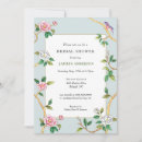 Recherche de chinoiserie bridal shower invitations Bleu et blanc