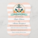 Recherche de marine et de corail mariage invitations Pour eux