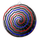 Recherche de spirale jeux de fléchettes Bleu