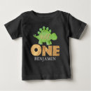 Recherche de dinos bébé vêtements Chemise d'anniversaire
