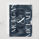 Recherche de bleu marine foncé invitations Aquarelle