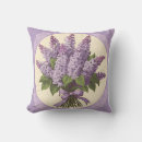 Recherche de fleur lilas coussins Violet