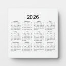 Recherche de calendriers plaques 2026