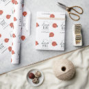 Recherche de coccinelles rouges papier cadeau Pour elle