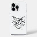 Recherche de renard blanc iphone coques Noir et blanc