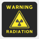 Recherche de rayon x autocollants Symbole de rayonnement