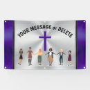 Suche nach hände banner Lila