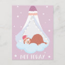 Recherche de endormi vœux cartes Kawaii