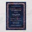 Recherche de rose rose bleu marine invitations Contemporain