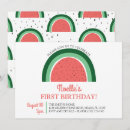 Recherche de couleur pastèque invitations Moderne