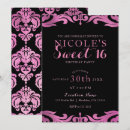 Recherche de black damask invitations Vintage