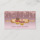 Recherche de cupcake rose cartes visite Pâtissier
