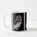 Recherche de hibou noir et blanc tasses Animaux