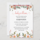 Recherche de feuillage bohème tendance baby shower invitations Aquarelle florale
