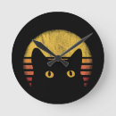 Suche nach vintage katze wanduhren Retro