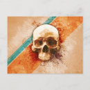Recherche de conception de crâne cartes postales Illustration