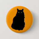 Suche nach katzen silhouette buttons Schwarzes