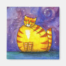 Recherche de chat de gingembre magnets Tabby